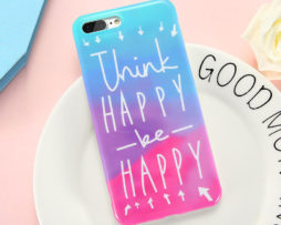 Θήκη Art Print Happy Rainbow TPU - iPhone 7/8