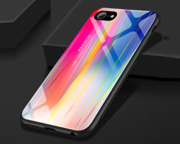 Θήκη Glaze Tempered Glass Rainbow - iPhone 7 PLUS/ 8 PLUS