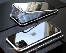 Θήκη 360° Magnetic DUAL Glass BOTYE Ασημί - iPhone 11 PRO