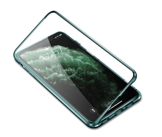 Θήκη 360° Magnetic DUAL Glass Midnight Green - iPhone 11 PRO