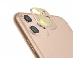 Metal Camera Lens Tempered Glass 9H Gold - iPhone 11