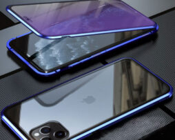 Anti-Blue Θήκη 360° Μαγνητική DUAL Glass Μπλε - iPhone 11 PRO