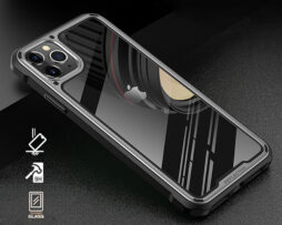 REFLECTION Drop Resistant Θήκη + 4D Tempered Glass Ασημί - iPhone 11