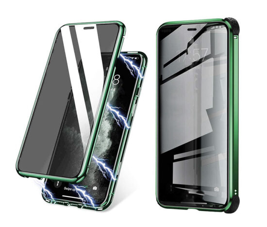 Θήκη 360° Mαγνητική DUAL Glass Chameleon + Magnetic Holder - iPhone 11 PRO