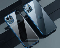 "Look 13" Electroplate Θήκη Μπλε + 9H Tempered Glass - iPhone 13