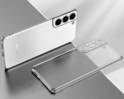 "Look 21" Electroplate Θήκη Ασημί + 9H Tempered Glass - Samsung Galaxy S21