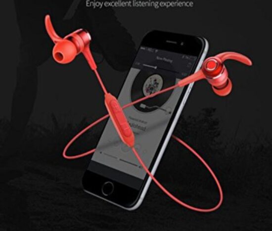 Bluetooth Μεταλλικά Ακουστικά Handsfree - Black