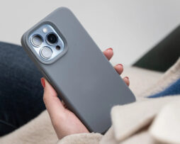 Θήκη Silk-Touch Grey + 9H Tempered Glass - iPhone 14 PRO MAX